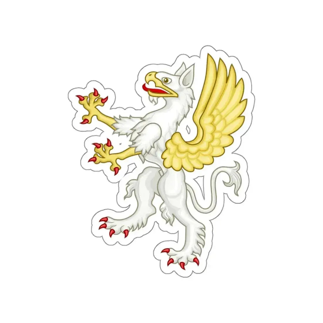Gryphon Badge of Edward III STICKER Vinyl Die-Cut Decal 4 Inch - The Sticker Space