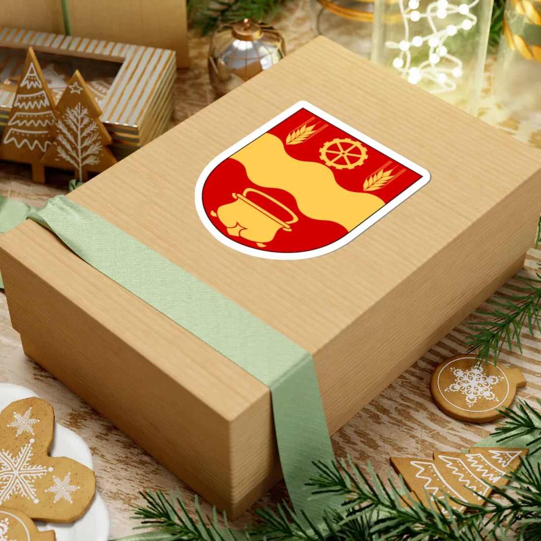 Grytnäs vapen (Sweden) (Coat of Arms) STICKER Vinyl Kiss-Cut Decal - The Sticker Space