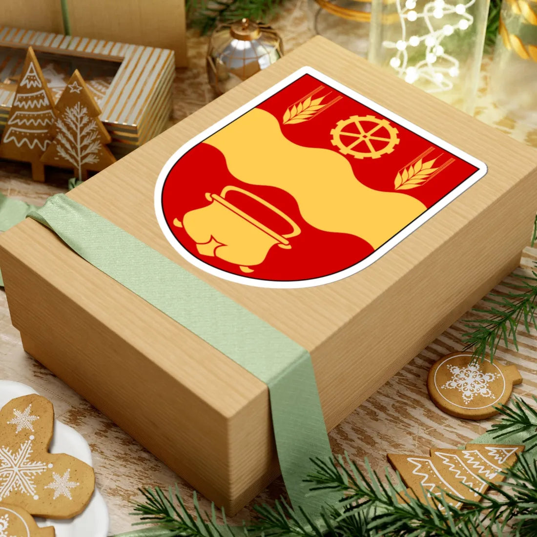 Grytnäs vapen (Sweden) (Coat of Arms) STICKER Vinyl Kiss-Cut Decal - The Sticker Space