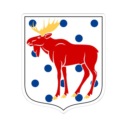 Gästrikland vapen  (Sweden) (Coat of Arms) STICKER Vinyl Kiss-Cut Decal 6 Inch White - The Sticker Space