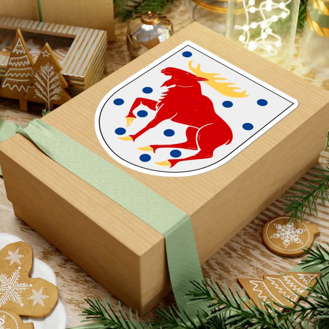 Gästrikland vapen (Sweden) (Coat of Arms) STICKER Vinyl Kiss-Cut Decal - The Sticker Space