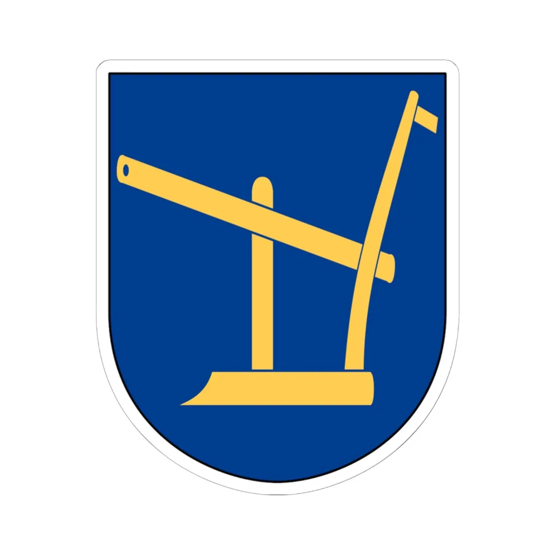 Göstring vapen (Sweden) (Coat of Arms) STICKER Vinyl Kiss-Cut Decal 6 Inch White - The Sticker Space