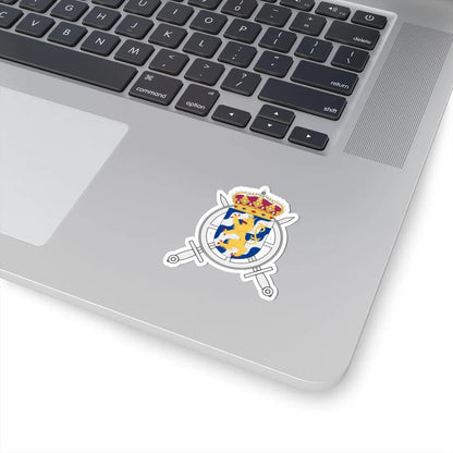 Göta trängregemente vapen (Sweden) (Coat of Arms) STICKER Vinyl Kiss-Cut Decal - The Sticker Space