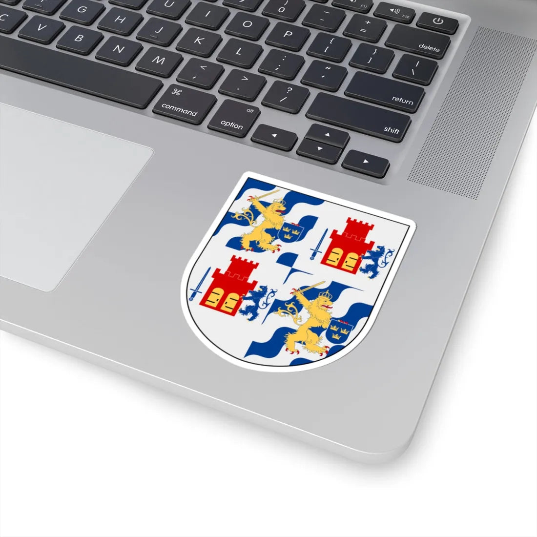 Göteborgs och Bohus län vapen (Sweden) (Coat of Arms) STICKER Vinyl Kiss-Cut Decal - The Sticker Space