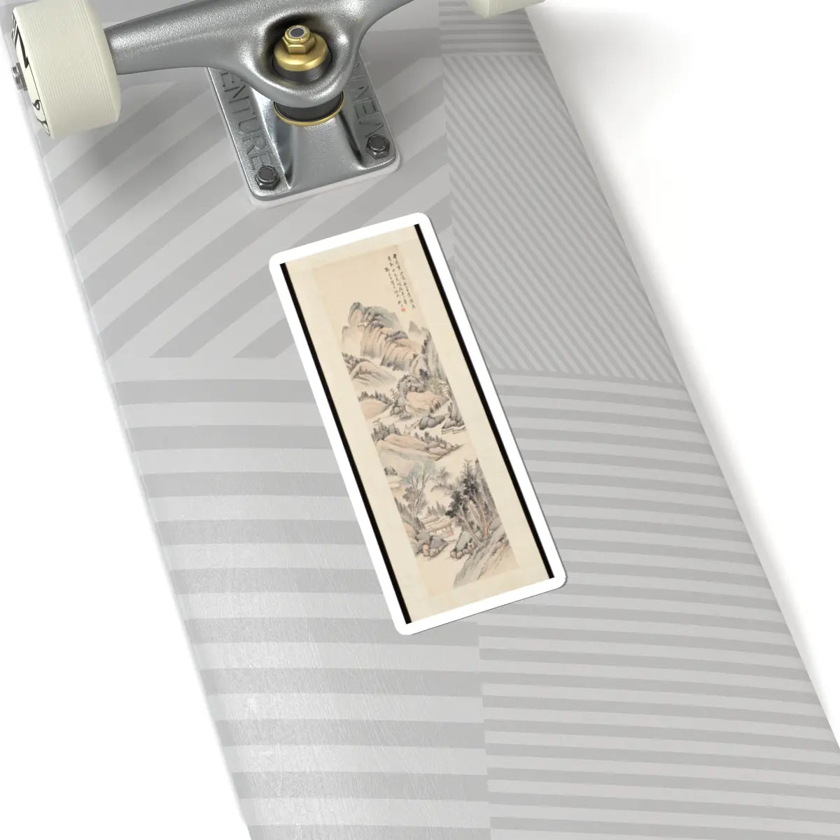 Gu Yun - Landscape in the style of Ma Wan - late 19th century v1 - STICKER Vinyl Kiss-Cut Decal