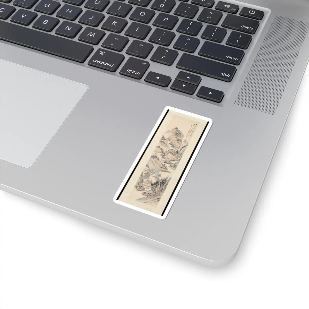 Gu Yun - Landscape in the style of Ma Wan - late 19th century v1 - STICKER Vinyl Kiss-Cut Decal