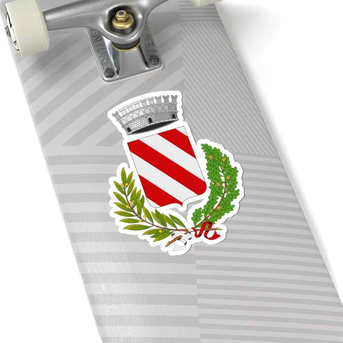 Gualdo Tadino-Stemma (Italy) (Coat of Arms) STICKER Vinyl Kiss-Cut Decal - The Sticker Space
