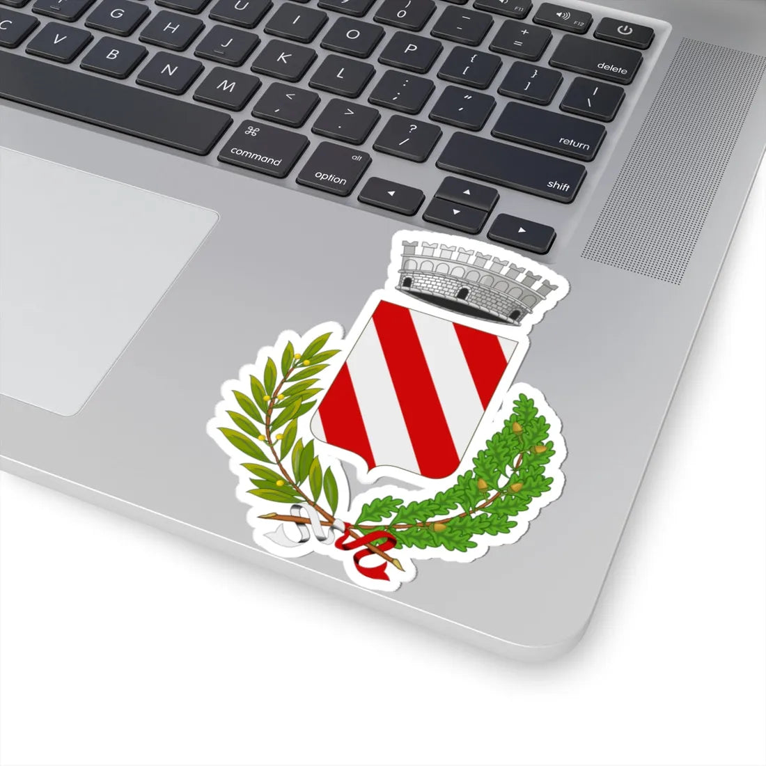 Gualdo Tadino-Stemma (Italy) (Coat of Arms) STICKER Vinyl Kiss-Cut Decal - The Sticker Space