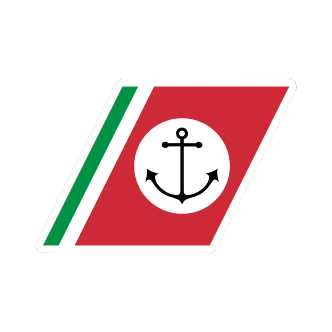 Guardia Costiera (Italy) (Coat of Arms) STICKER Vinyl Kiss-Cut Decal 2 Inch White - The Sticker Space