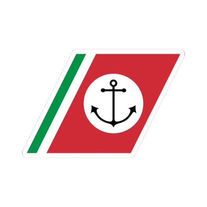 Guardia Costiera (Italy) (Coat of Arms) STICKER Vinyl Kiss-Cut Decal 3 Inch White - The Sticker Space