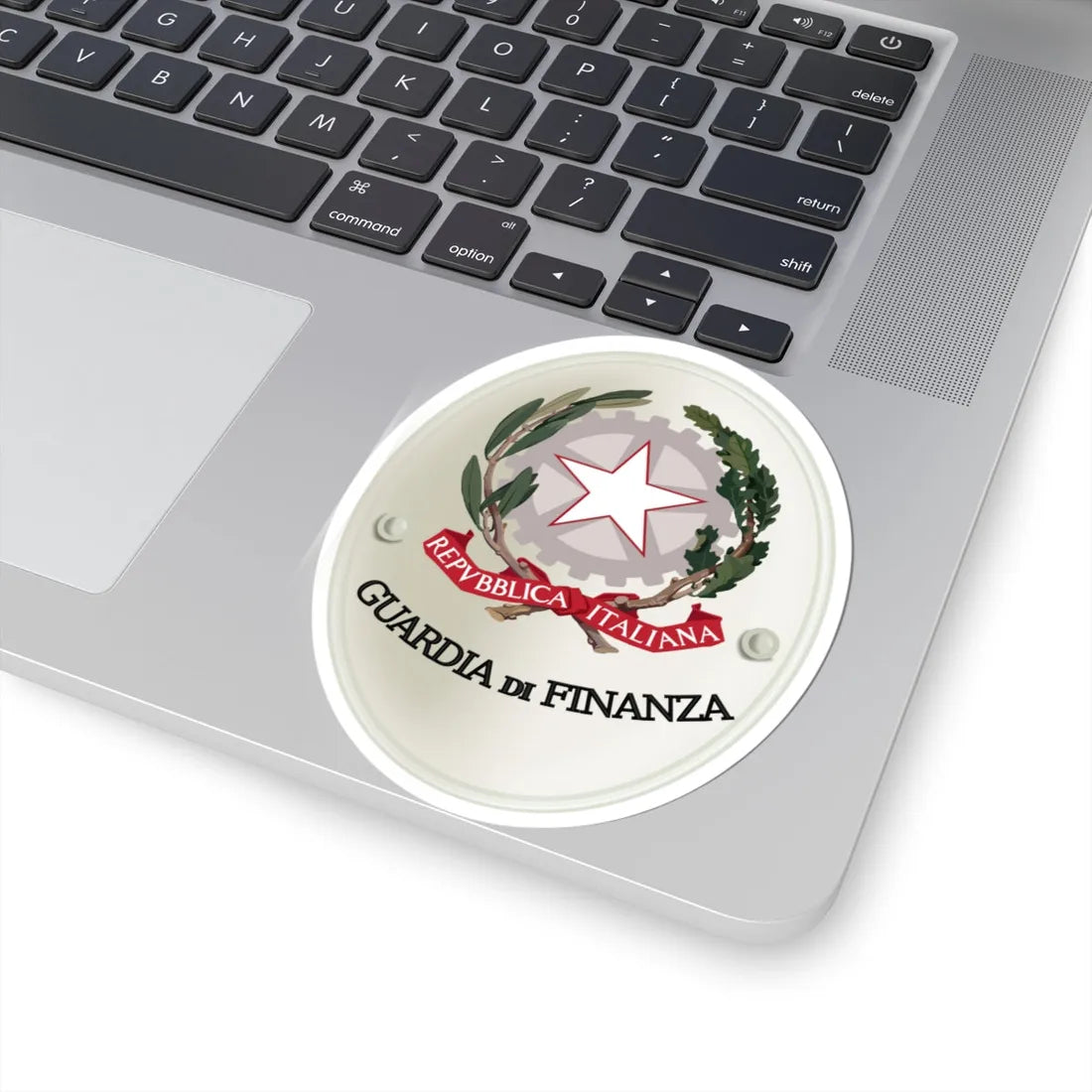 Guardia di Finanza-Insegna (Italy) (Coat of Arms) STICKER Vinyl Kiss-Cut Decal - The Sticker Space