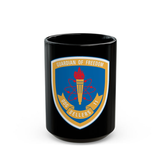 Guardian Of Freedom DDG Sellers 11 (U.S. Navy) Black Coffee Mug-15oz-The Sticker Space