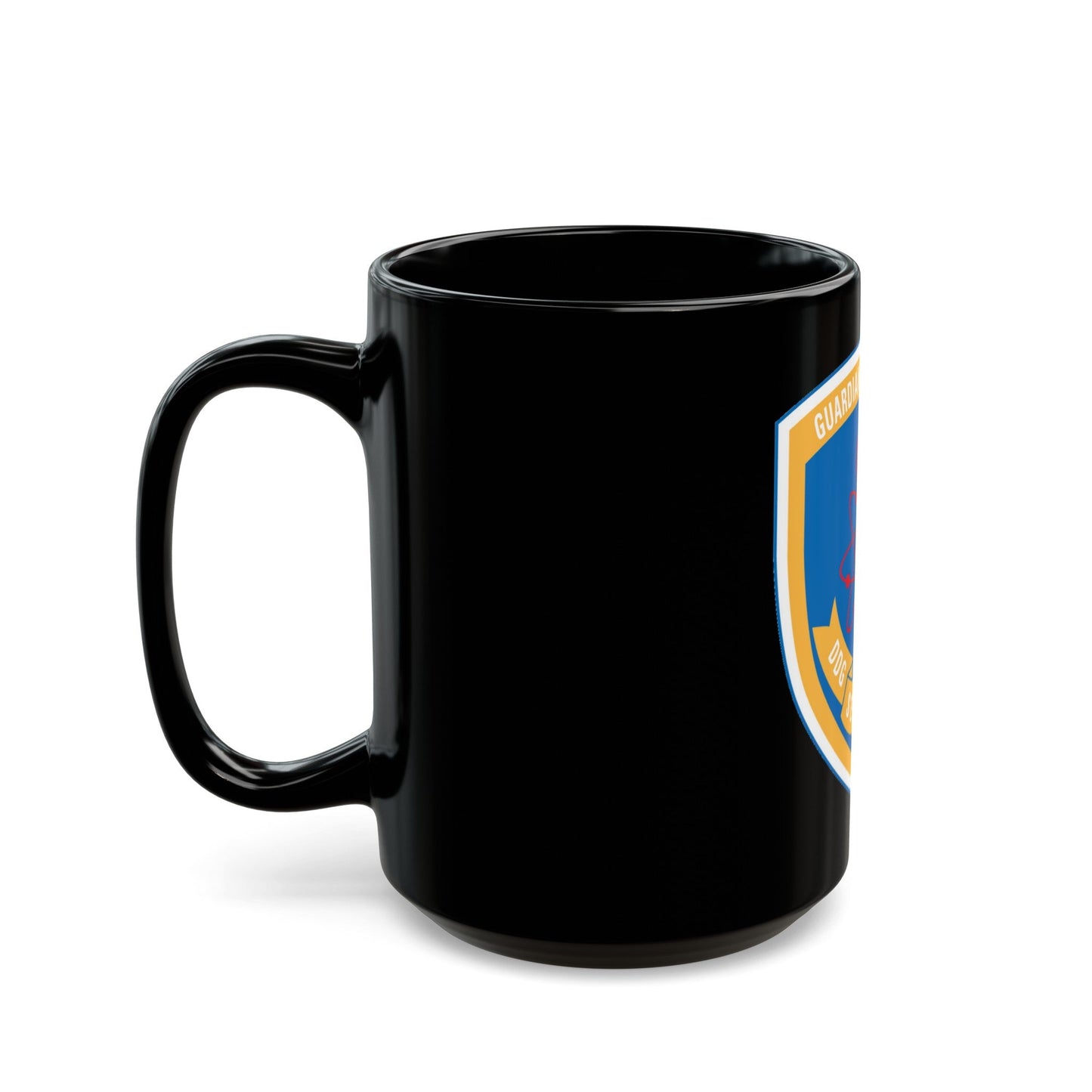 Guardian Of Freedom DDG Sellers 11 (U.S. Navy) Black Coffee Mug-The Sticker Space