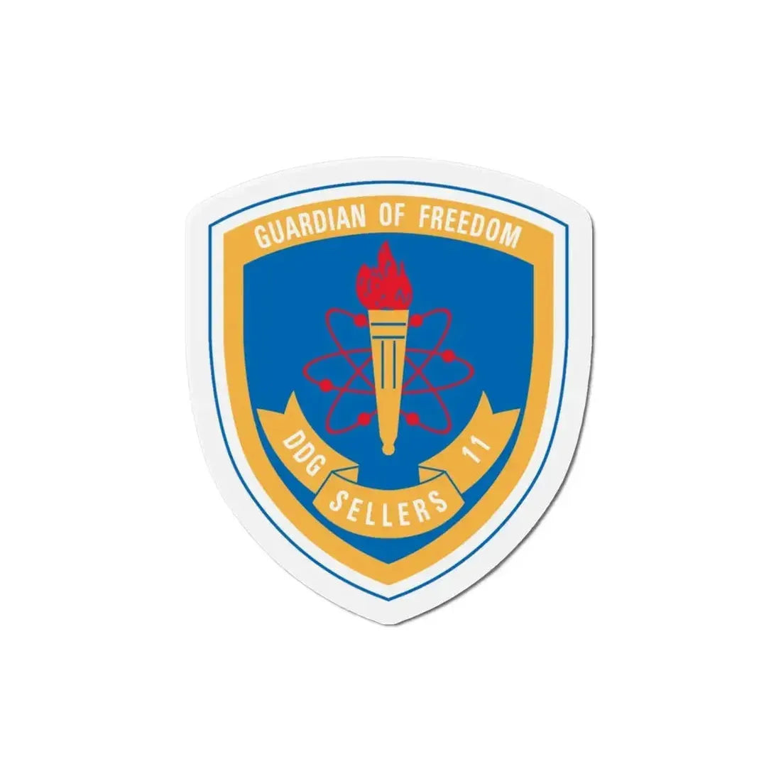 Guardian Of Freedom DDG Sellers 11 (U.S. Navy) Refrigerator Magnet 4 Inch - The Sticker Space