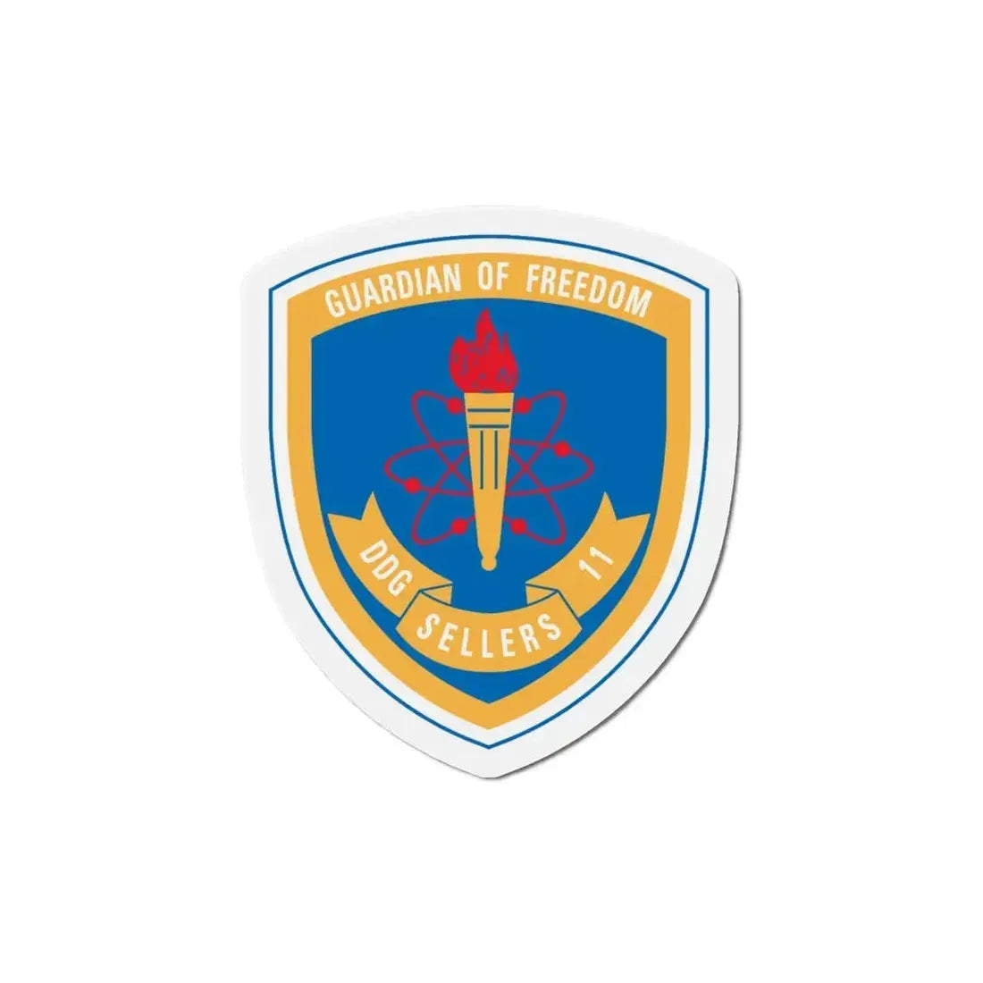 Guardian Of Freedom DDG Sellers 11 (U.S. Navy) Refrigerator Magnet 6 Inch - The Sticker Space
