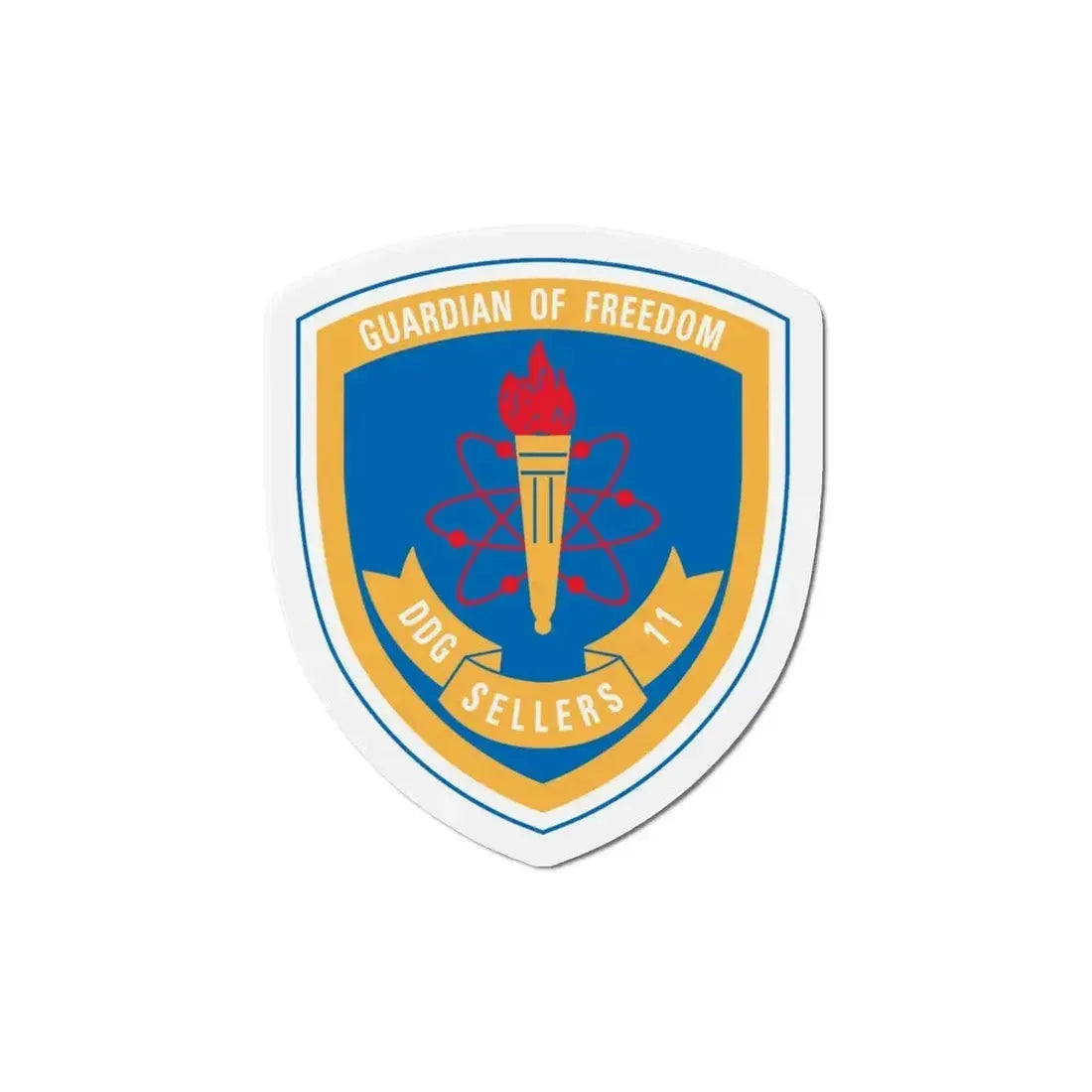 Guardian Of Freedom DDG Sellers 11 (U.S. Navy) Refrigerator Magnet - The Sticker Space