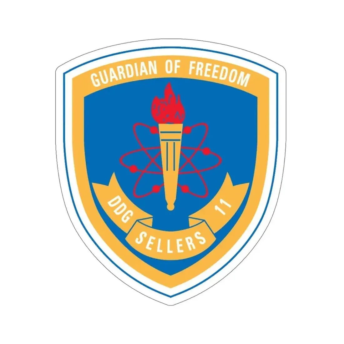 Guardian Of Freedom DDG Sellers 11 (U.S. Navy) STICKER Vinyl Die-Cut Decal - The Sticker Space