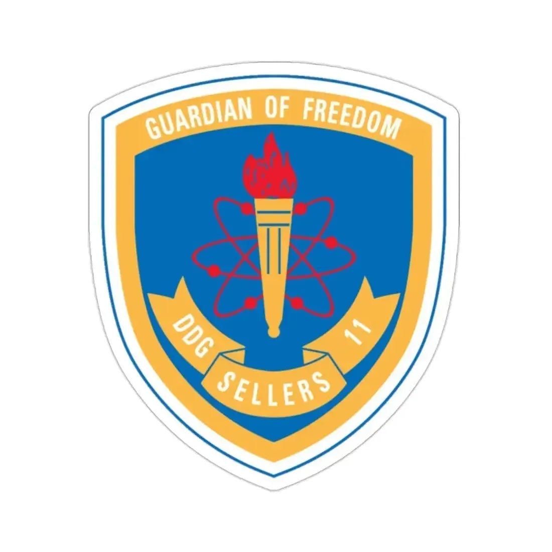 Guardian Of Freedom DDG Sellers 11 (U.S. Navy) STICKER Vinyl Die-Cut Decal - The Sticker Space