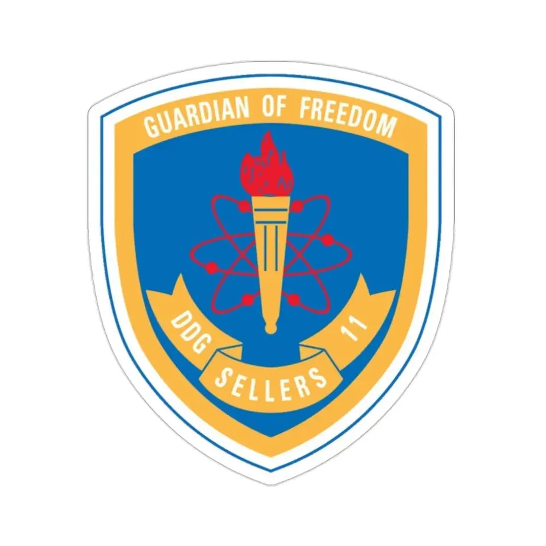 Guardian Of Freedom DDG Sellers 11 (U.S. Navy) STICKER Vinyl Die-Cut Decal - The Sticker Space