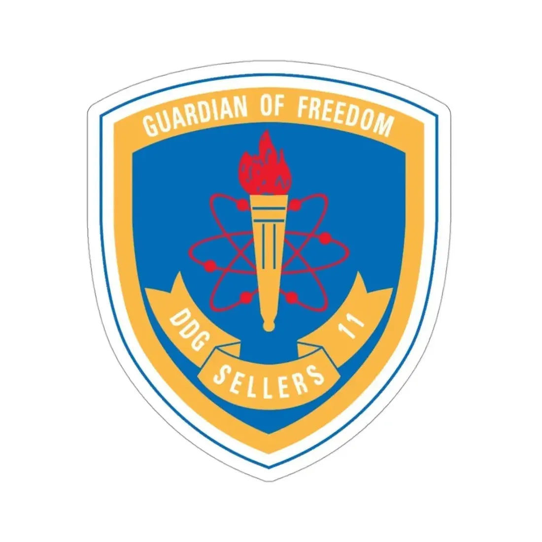 Guardian Of Freedom DDG Sellers 11 (U.S. Navy) STICKER Vinyl Die-Cut Decal - The Sticker Space