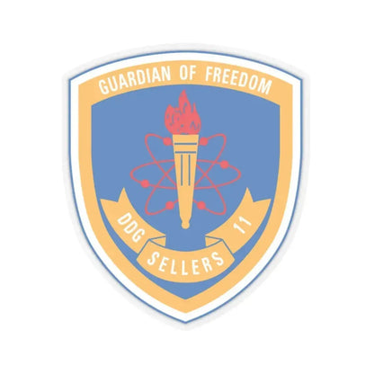 Guardian Of Freedom DDG Sellers 11 (U.S. Navy) STICKER Vinyl Kiss-Cut Decal 3 Inch Transparent - The Sticker Space