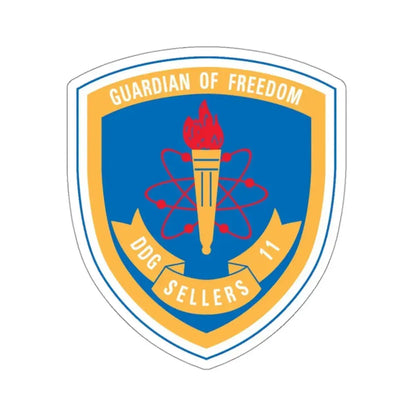 Guardian Of Freedom DDG Sellers 11 (U.S. Navy) STICKER Vinyl Kiss-Cut Decal 3 Inch White - The Sticker Space