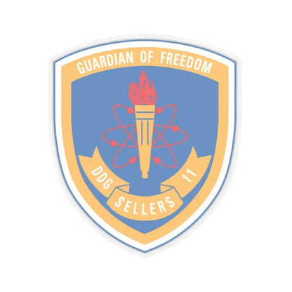 Guardian Of Freedom DDG Sellers 11 (U.S. Navy) STICKER Vinyl Kiss-Cut Decal 6 Inch Transparent - The Sticker Space
