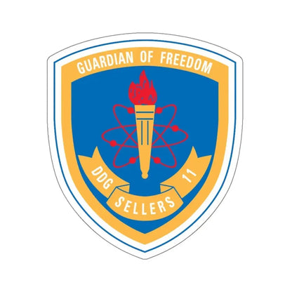 Guardian Of Freedom DDG Sellers 11 (U.S. Navy) STICKER Vinyl Kiss-Cut Decal 6 Inch White - The Sticker Space