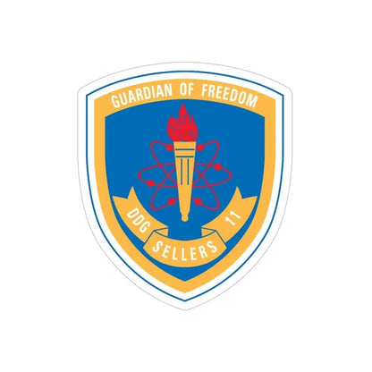 Guardian Of Freedom DDG Sellers 11 (U.S. Navy) Transparent STICKER Die-Cut Vinyl Decal - The Sticker Space