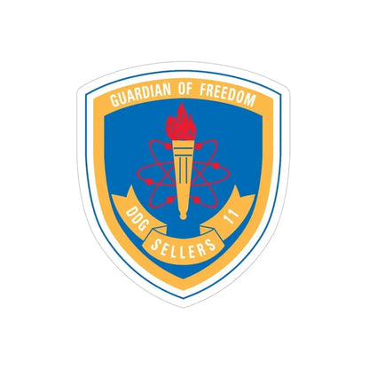 Guardian Of Freedom DDG Sellers 11 (U.S. Navy) Transparent STICKER Die-Cut Vinyl Decal - The Sticker Space