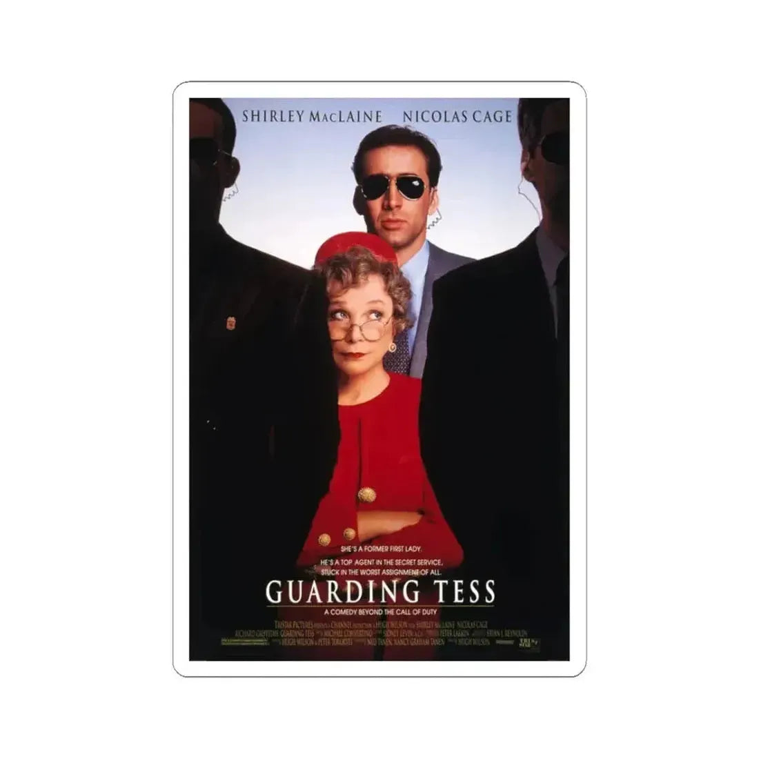 Guarding Tess 1994 Movie Poster - STICKER Vinyl Kiss-Cut Decal 3 Inch White - The Sticker Space