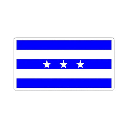 Guayas Flag (Ecuador) STICKER Vinyl Kiss-Cut Decal 2 Inch White - The Sticker Space