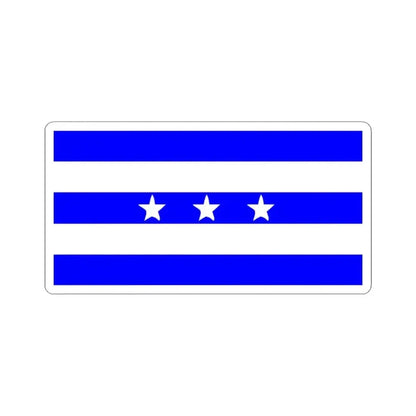 Guayas Flag (Ecuador) STICKER Vinyl Kiss-Cut Decal 3 Inch White - The Sticker Space