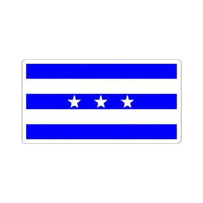 Guayas Flag (Ecuador) STICKER Vinyl Kiss-Cut Decal 4 Inch White - The Sticker Space