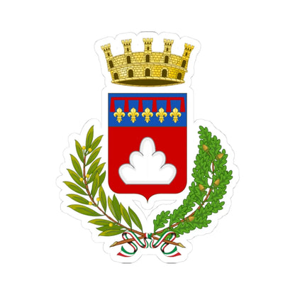 Gubbio-Stemma (Italy) (Coat of Arms) STICKER Vinyl Kiss-Cut Decal 3 Inch White - The Sticker Space