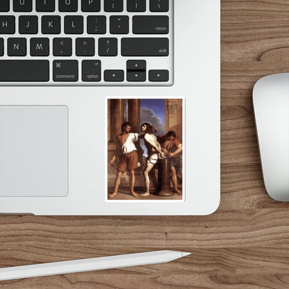 GUERCINO - The Flagellation of Christ (Artwork) STICKER Vinyl Die-Cut Decal-The Sticker Space