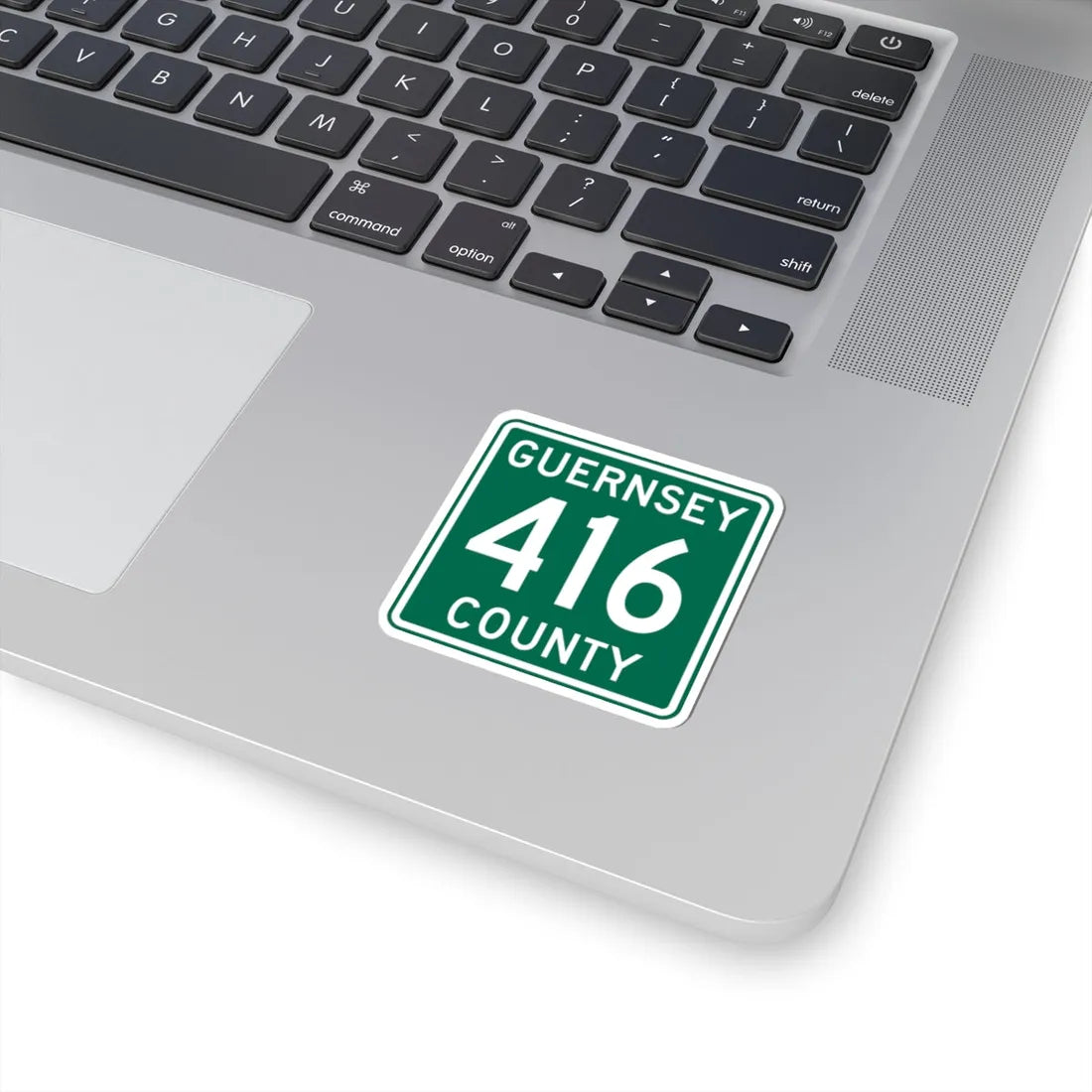 Guernsey County 416 OH (Ohio) (Road Sign) STICKER Vinyl Kiss-Cut Decal - The Sticker Space