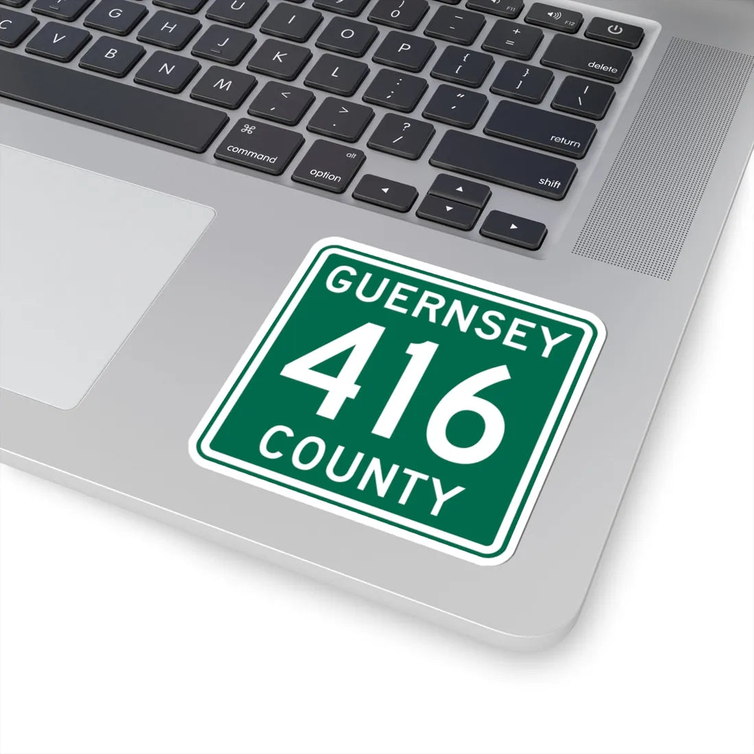 Guernsey County 416 OH (Ohio) (Road Sign) STICKER Vinyl Kiss-Cut Decal - The Sticker Space