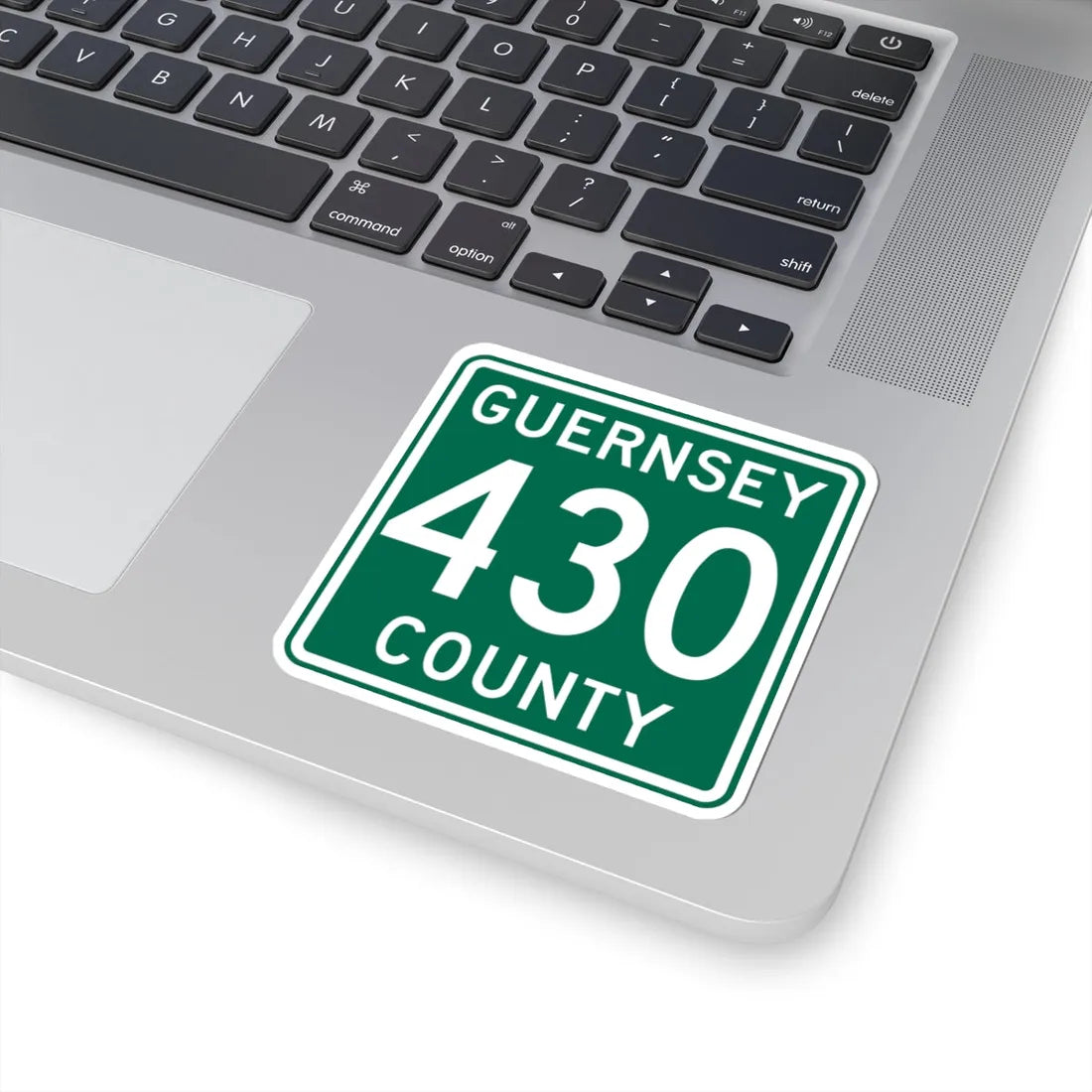 Guernsey County 430 OH (Ohio) (Road Sign) STICKER Vinyl Kiss-Cut Decal - The Sticker Space