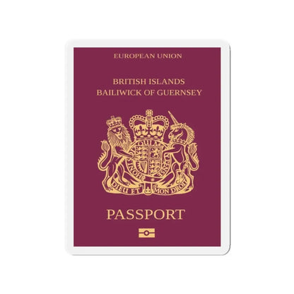 Guernsey Passport - Refrigerator Magnet 2 Inch - The Sticker Space