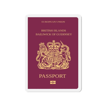 Guernsey Passport - Refrigerator Magnet 3 Inch - The Sticker Space