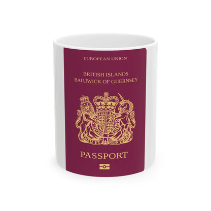 Guernsey Passport - White Coffee Mug