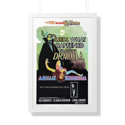 GUESS WHAT HAPPENED TO COUNT DRACULA 1971 - Framed Movie Poster-20" x 30"-The Sticker Space