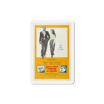 Guess Who's Coming to Dinner 1967 Movie Poster Refrigerator Magnet 3 Inch - The Sticker Space