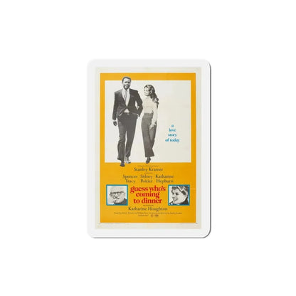 Guess Who's Coming to Dinner 1967 Movie Poster Refrigerator Magnet 4 Inch - The Sticker Space