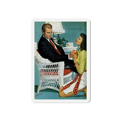 Guest of Honor, Good Housekeeping, October 1947 (Magazine Illustration) Refrigerator Magnet - The Sticker Space