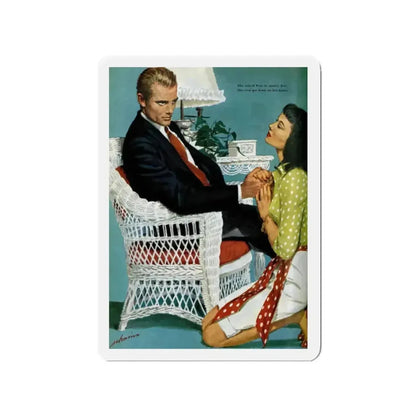 Guest of Honor, Good Housekeeping, October 1947 (Magazine Illustration) Refrigerator Magnet - The Sticker Space