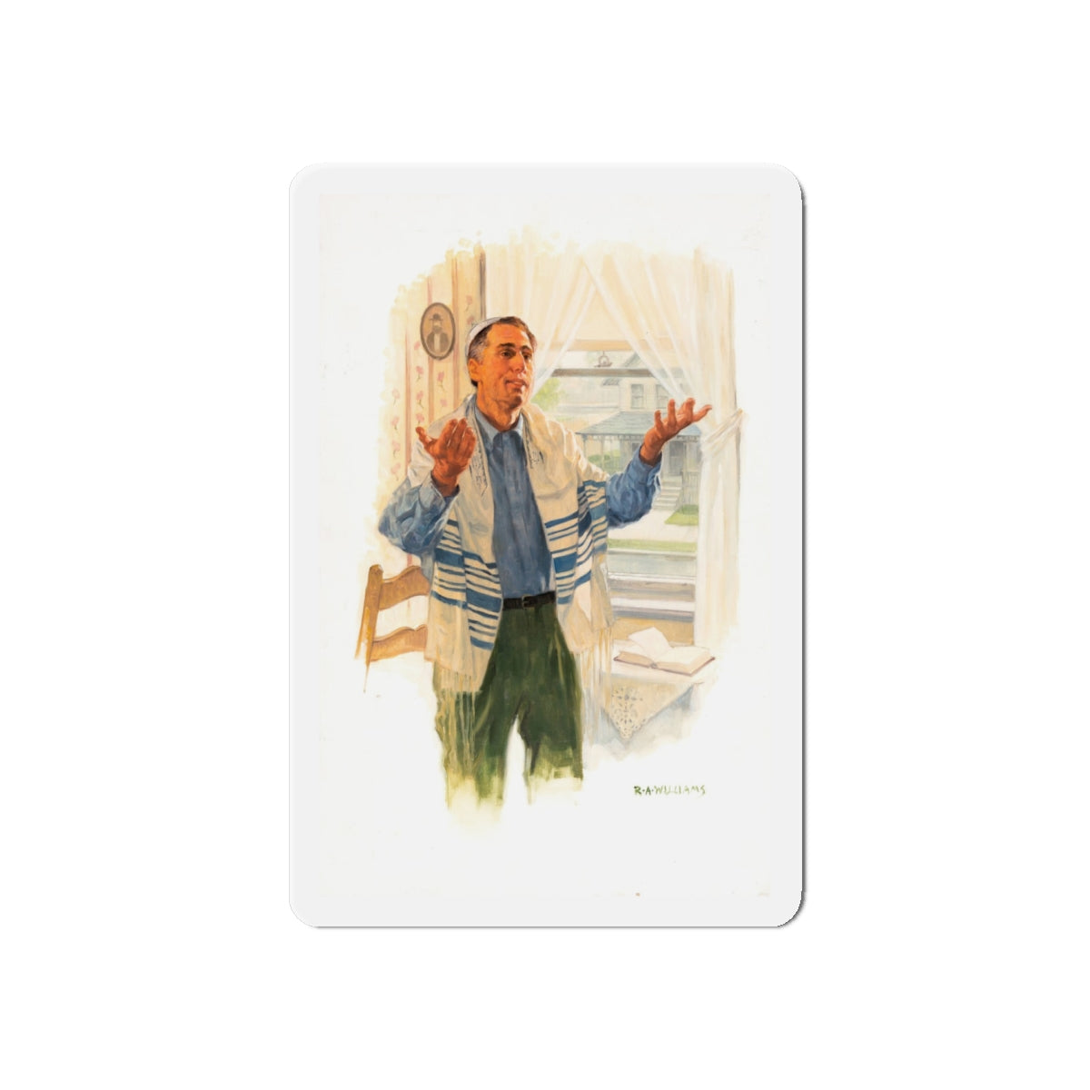 Guideposts Magazine Interior (Guideposts Associates,1994) (Magazine Illustration) Refrigerator Magnet