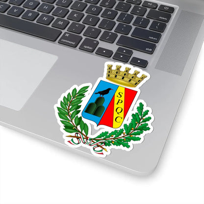 Guidonia Montecelio-Stemma (Italy) (Coat of Arms) STICKER Vinyl Kiss-Cut Decal - The Sticker Space