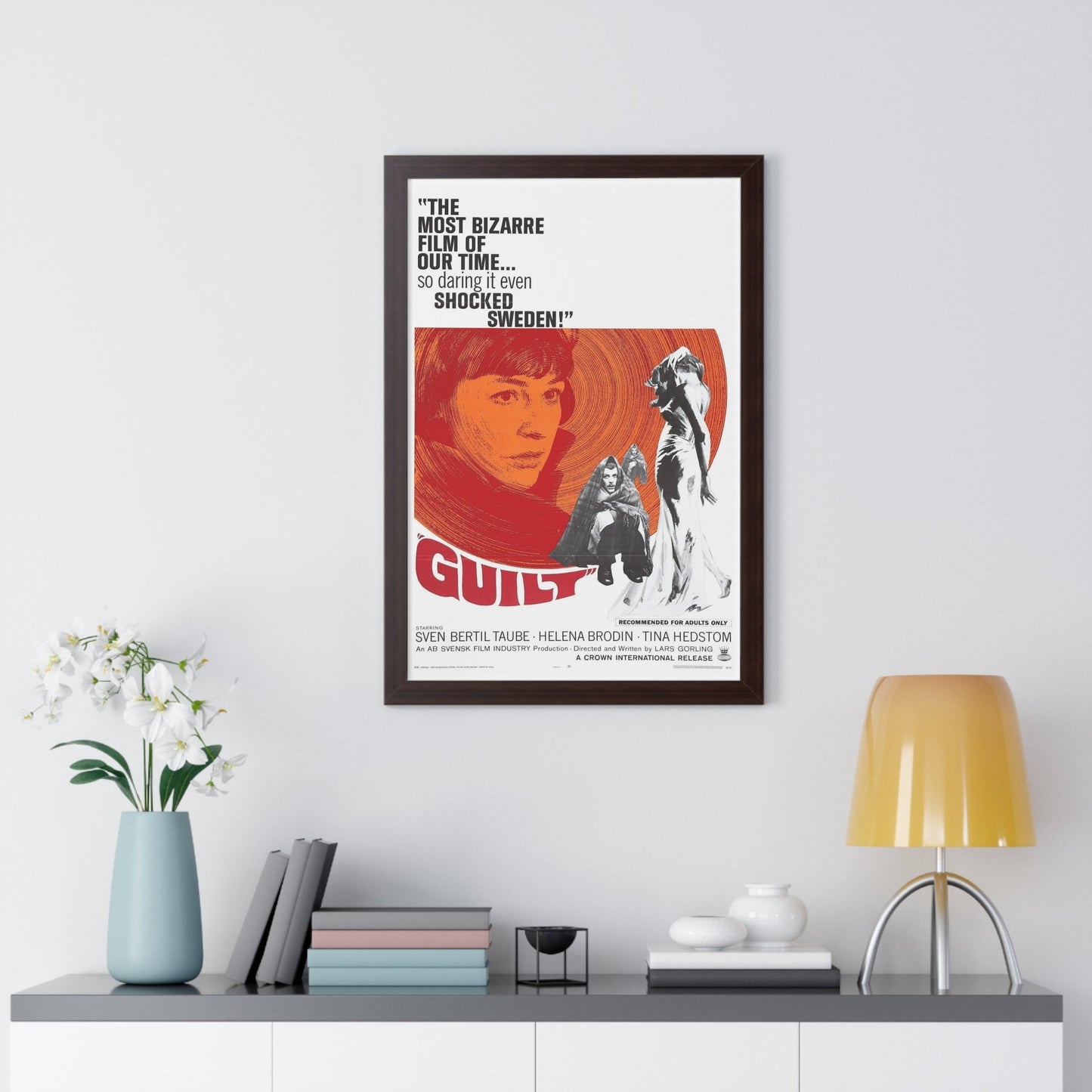 GUILT 1965 - Framed Movie Poster-The Sticker Space